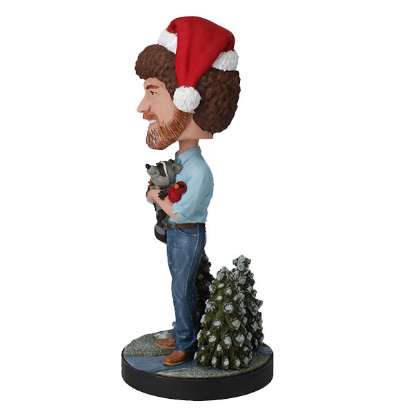 Holiday Bob Ross Bobblehead