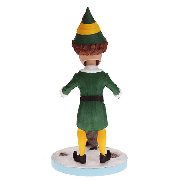 Buddy the Elf with Raccoon Bobblehead