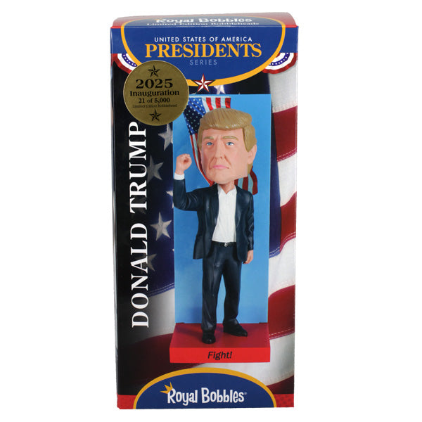 2025 Inauguration Limited Edition Donald Trump Bobblehead Numbered with Gold Sticker