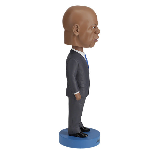 John Lewis w/ Portrait & Autographed Collector Card Bobblehead